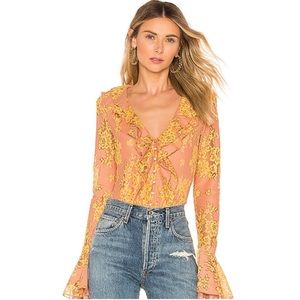 Majorelle Roma Top in Golden Blush